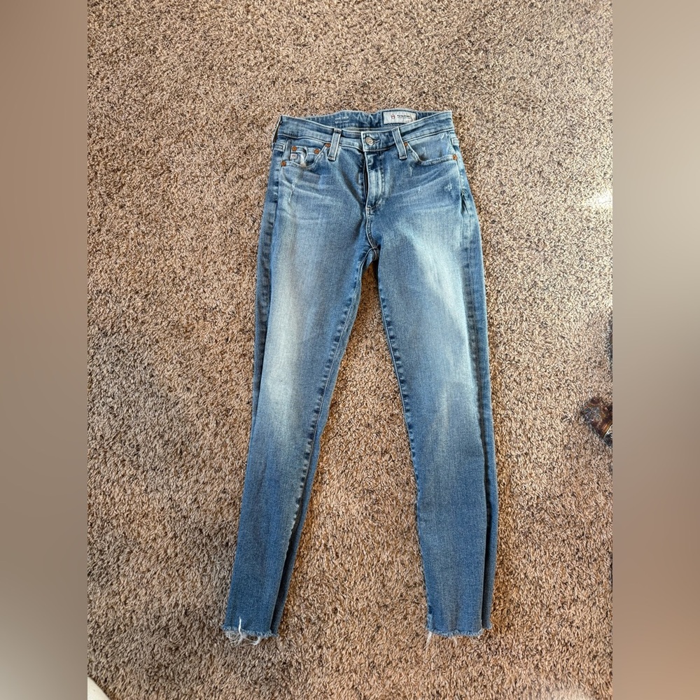 AG Adriano Goldschmied Light Blue Skinny Jeans